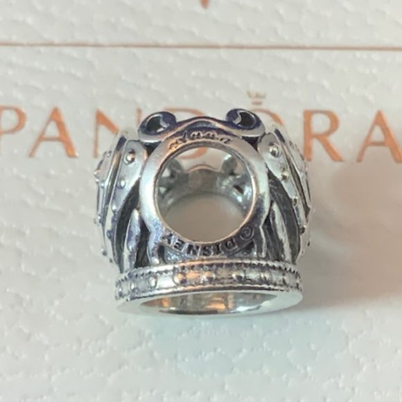 NWOT Pandora DISNEY Sterling Anna's Crown Charm - Picture 4 of 4
